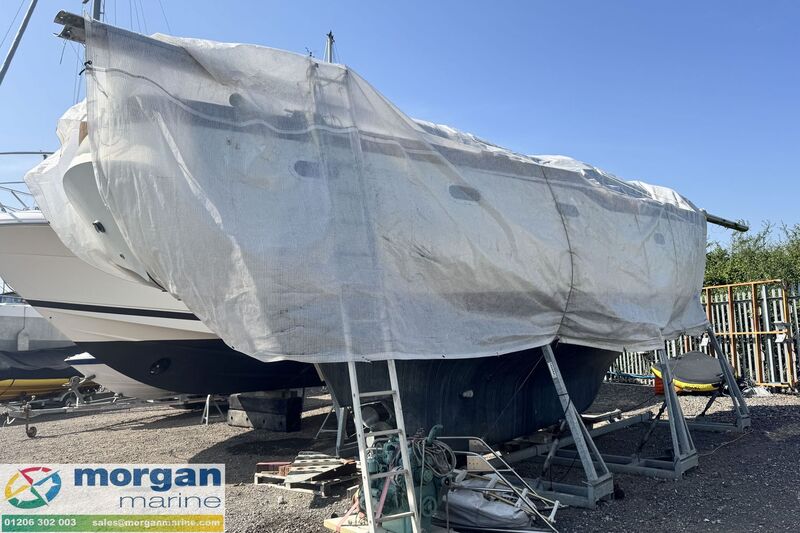40ft Sailing Sloop yacht Project boat - Stern view 40ft Sailing  Sloop Yacht