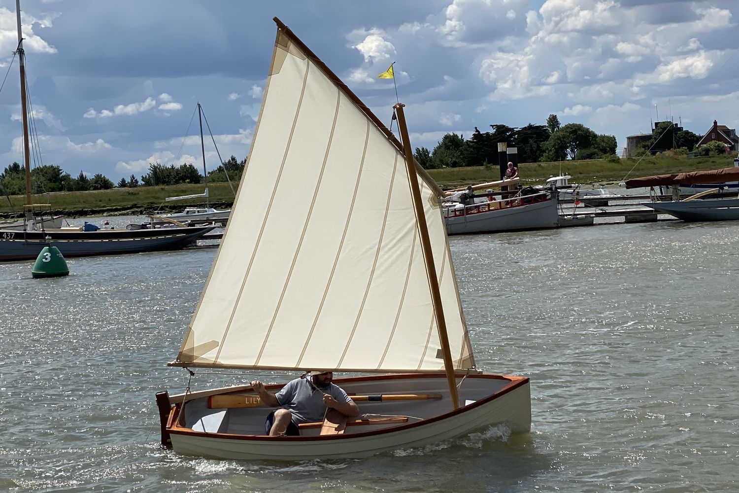 Classic Sailing Dinghy Jade-10 vendesi