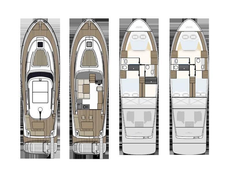Layouts Monachus Yachts Monachus 45 SC