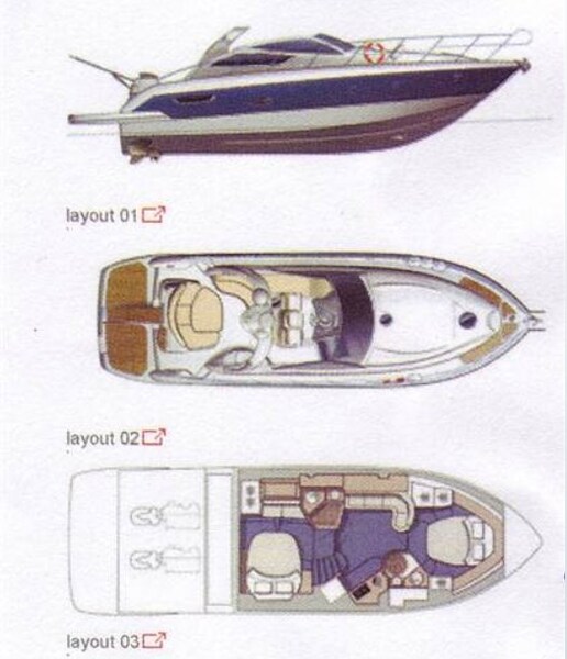 Cranchi mediterranee 43 layout Cranchi MEDITERRANEE 43