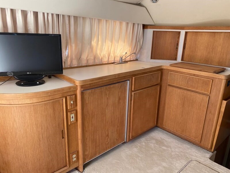 Bertram 37, galley view Bertram Yacht 37' Convertible