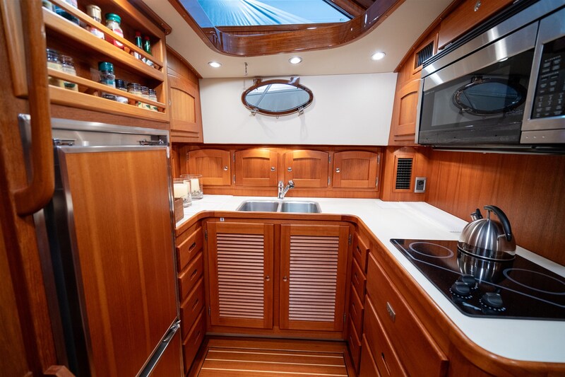 San Juan 48 galley San Juan Yachts San Juan 48