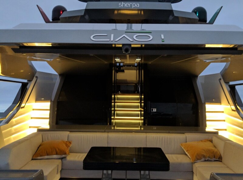 CIAO! cockpit Arcadia Yachts Sherpa 60