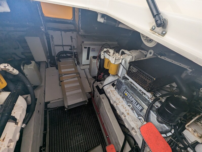 Tiara 4100 Open engine room detail Tiara Yachts 4100 Open