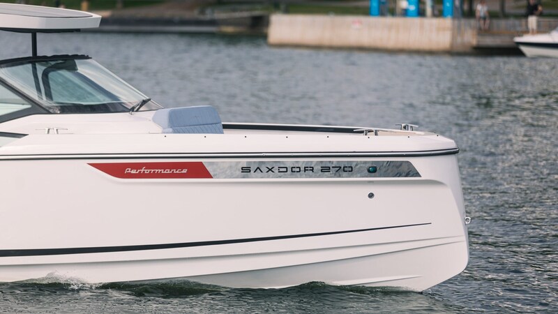 SAXDOR 270 GTO Bow detail Saxdor 270 GTO