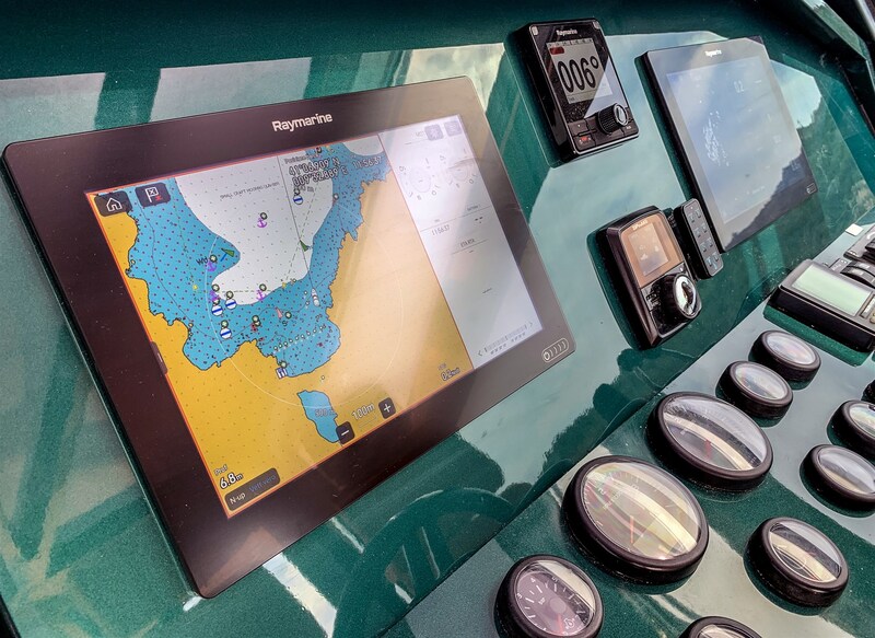 Helm detail Wally Yachts 47' Wally Power