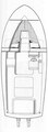 Layout Bertram Yacht 25' HT