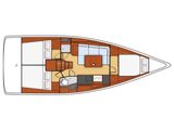 Layout Beneteau Oceanis 38