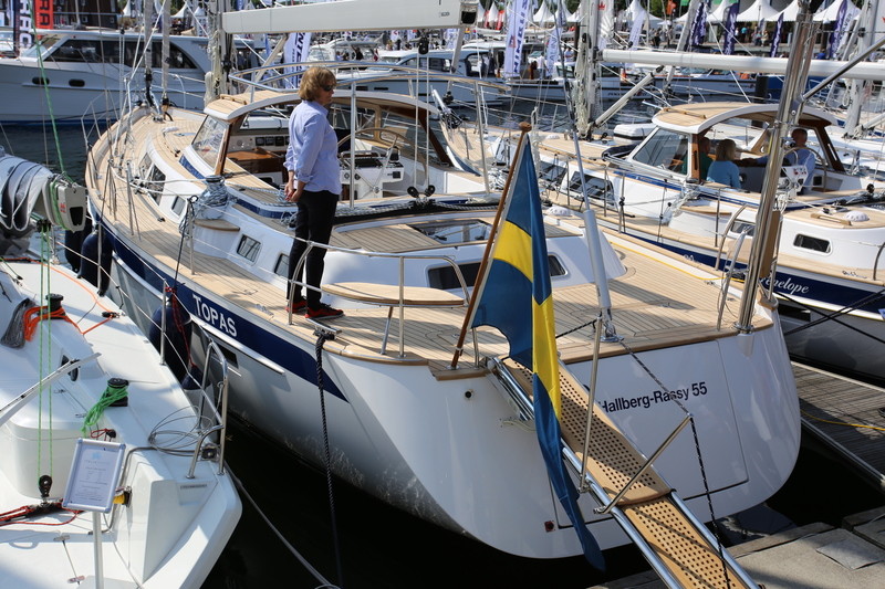 Hallberg-Rassy 55 Hanseboot ancora boat show 2016