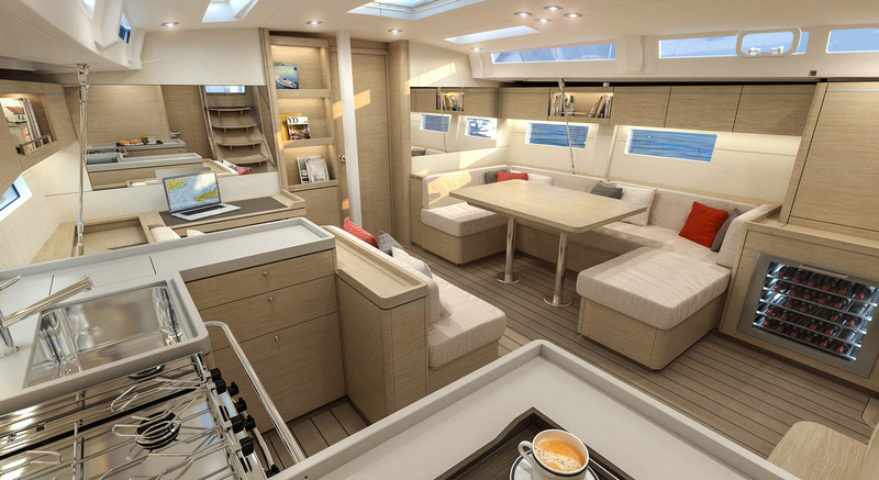 Interior New Oceanis 51.1 from Beneteau