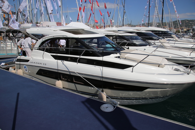 Jeanneau Leader 33 Power Boats at Cannes Yachting Festival