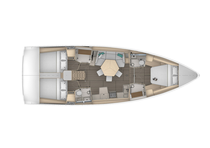 3 cabins World premiere for new Dufour 44 at Boot Düsseldorf