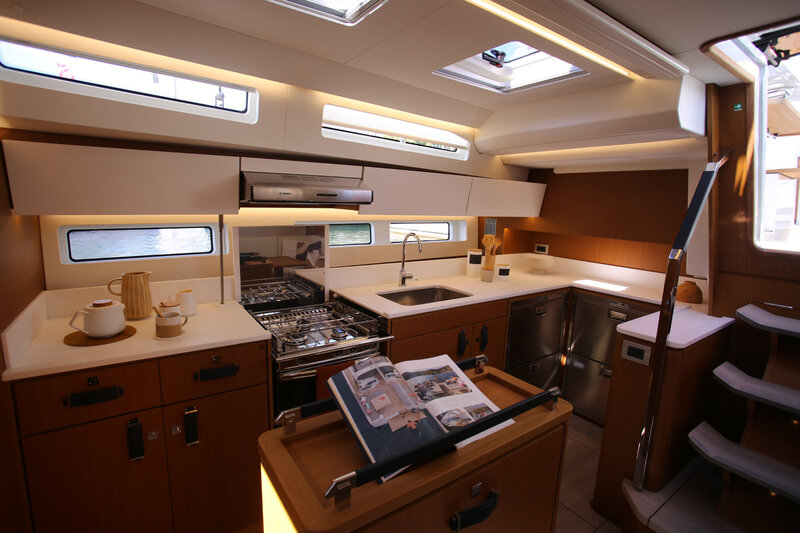 JEANNEAU YACHTS 55 - Galley JEANNEAU YACHTS 55 presented on Salon Nautico 2025 in Barcelona