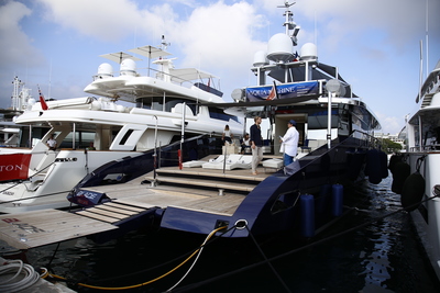 Superyachts at Cannes Yachting Festival